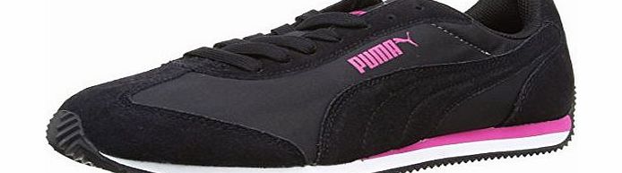 Puma  Womens Rio Speed Trainers Black/Fuchsia Purple 6 UK, 39 EU