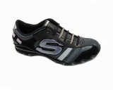 Skechers Womans Bikers Tickled black/gray size7