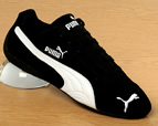 Puma Speed Cat Black/White Suede Trainers