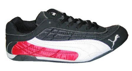 Puma speedcat mans black white red