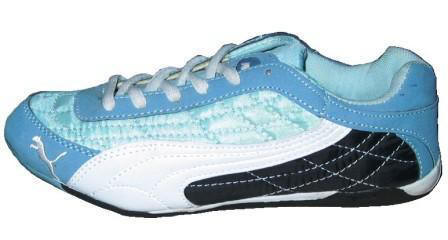 Puma speedcat womens white light blue black