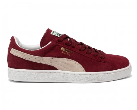 Puma Suede Classic Burgundy/Off-White Trainers