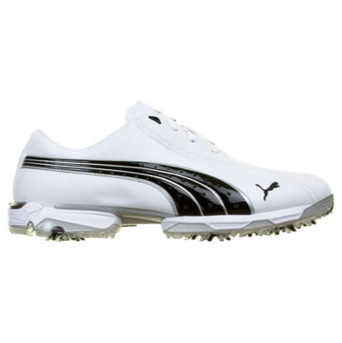 Puma Tux Lux Golf Shoes White/Black/Silver