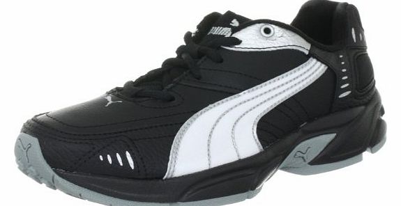 Puma Unisex - Children Xenon Trainer Jr Trainers 185699 Black-White- 3 UK