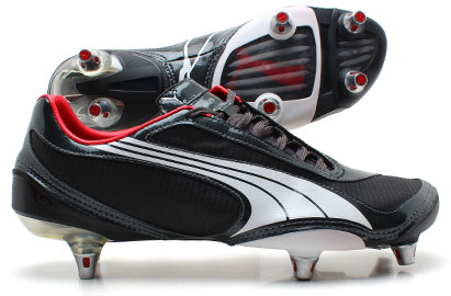 Puma V1-08 SG Football Boots Black / White