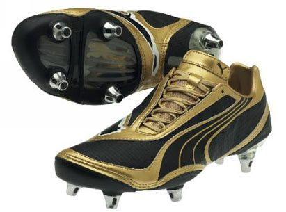 Puma V1-08 SG Football Boots Blk / Team Gold