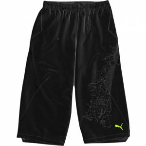 Puma V3.08 Tricks 5/8 Pants - Black/Fluorescent