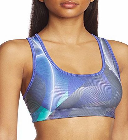 Puma Womens Gym Fitness Bra Top - Blue Iris, Medium/Size 12