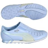 Puma Womens Sprint Fade Slip On - Blue/White.