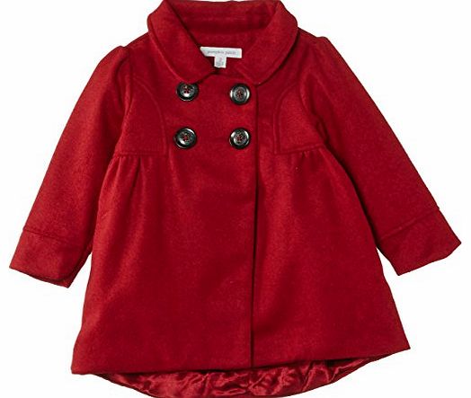 Pumpkin Patch Girls Swing Long Sleeve Coat, Red (Deep Claret), 4 Years