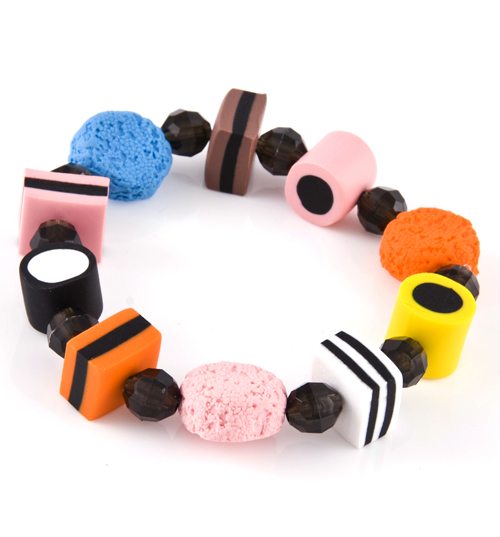 Chunky Beaded Allsorts Bracelet from Punky