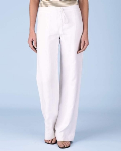 Cropped Italian Linen Trousers