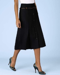 Pure Collection Printed Silk Chiffon Skirt