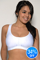 H IMPACT SPORTS BRA WHITE