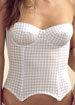 Gingham basque