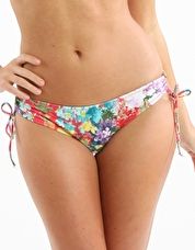 Pureda, 1295[^]158453 Primavera Ruched Bikini Brief - Multi