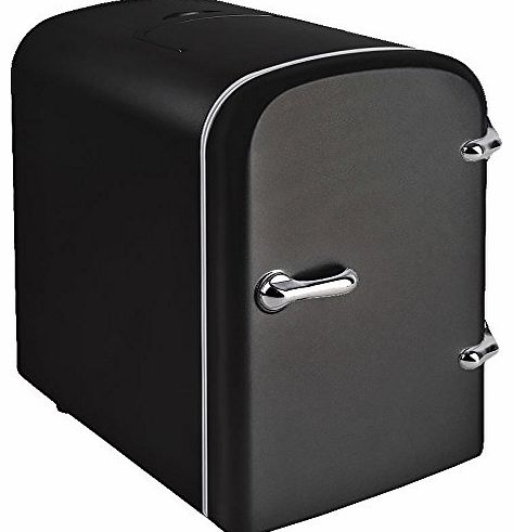 Puregadgets Black 4 Litre Mini Travel Fridge Cooler With Car Caravan 