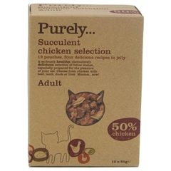 Adult Complete Cat Food Pouches with Chicken 85gm 12 Pack