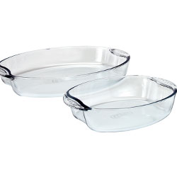 Pyrex 2-Piece Roaster Set