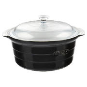 Black Ceramic 2.5L Casserole