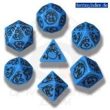 Q-Workshop Dragon Dice Blue and Black Ideal for RPG, DandD