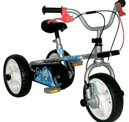 Quadrabyke Ice Unisex 3 in 1 Bike - Silver