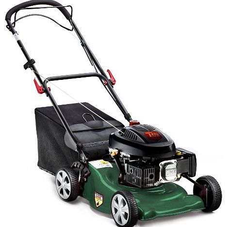 QGarden Q Garden QGPM18SP 18-inch Self Propelled Petrol Lawnmower - Green/ Black