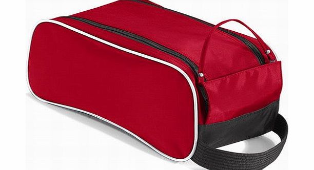 Quadra senior shoe bag in red / black / white