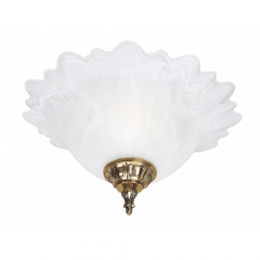 Quality Lighting Natasha Small Flush Ceiling Light in Polished