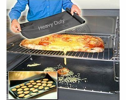 X1 Heavy Duty, Reusable, Non Stick Oven Liner, Black, 40cm X 50cm Suitable For All Ovens