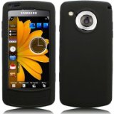 Qubits SAMSUNG i8910 SILICON SKIN CASE COVER - BLACK