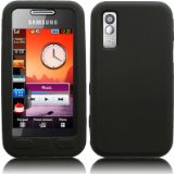 Qubits SAMSUNG TOCCO LITE S5230 SILICON SKIN CASE COVER- BLACK