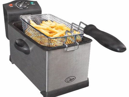 Quest Stainless Steel Deep Fat Fryer, 3 Litre