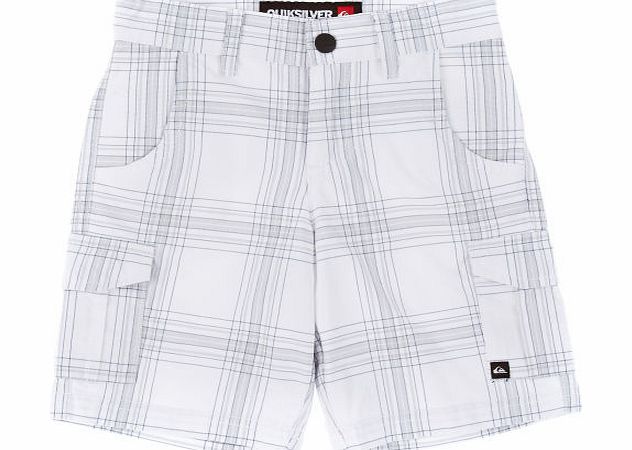 Quiksilver Book Club Boy Cargo Shorts - White