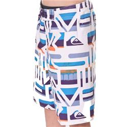 Boys Bleeker Reload Board Shorts- White