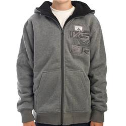 Quiksilver Boys Brothers Sherpa Zip Hoody - Grey