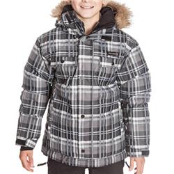 Boys Center Youth Snow Jacket - BlkChk