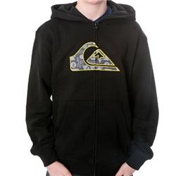 quiksilver Boys Corpo Zip Hoody - Black