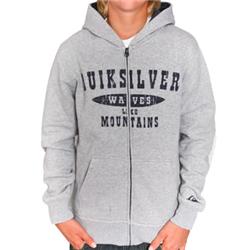 quiksilver Boys Jogfleece Zip Hoody - Grey Heather