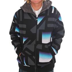 quiksilver Boys Mega Bleeker Sherpa Hoody - Black