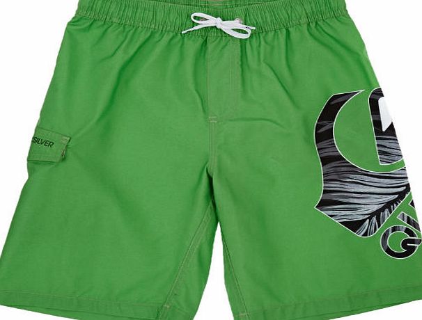 Quiksilver Boys Quiksilver Logo Youth Board Shorts - Logo