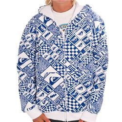 quiksilver Boys Riff Raff Zip Hoody - White