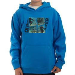 Quiksilver Boys Square Checks Hoody - Nomad Blue