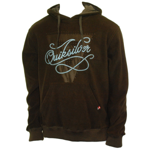 Mens Quiksilver Pedibus Fleece. Bark