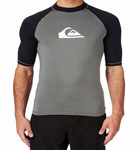 Quiksilver Mens Quiksilver All Time 2 Short Sleeve Rash