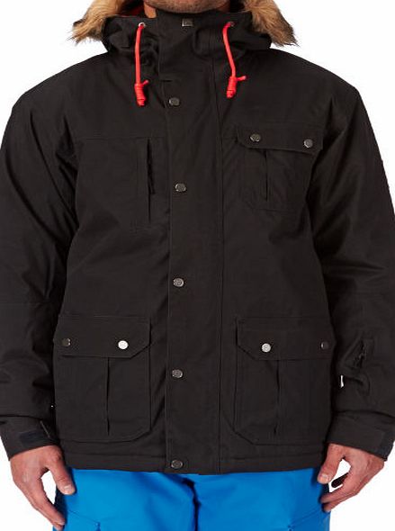 Quiksilver Mens Quiksilver Storm 10k Snow Jacket - Caviar