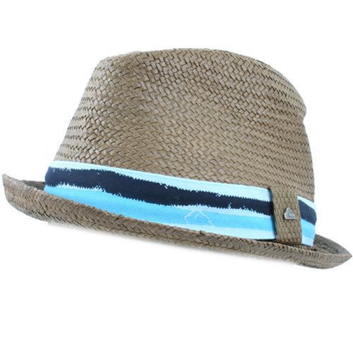 Mens Quiksilver Zenbato Straw Trilby Bark