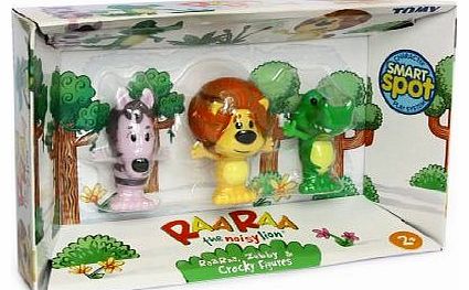 Raa Raa 71810 Tomy 3 Figure Pack (Crocky/ Zebby)