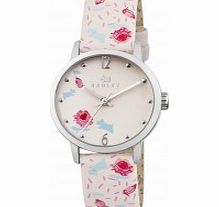 Radley Ladies Cream Ditsy Flower Printed Leather