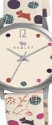 Radley Ladies Cream Dotty Dog Leather Strap Watch